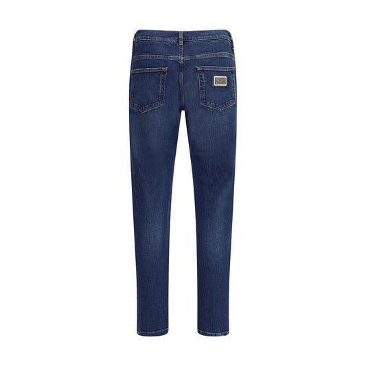 Blue Cotton Jeans Denim
