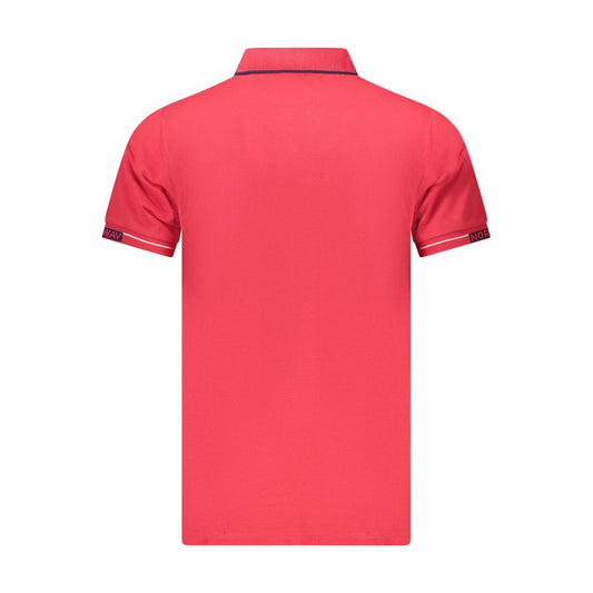Rosso Cotone Uomo Polo
