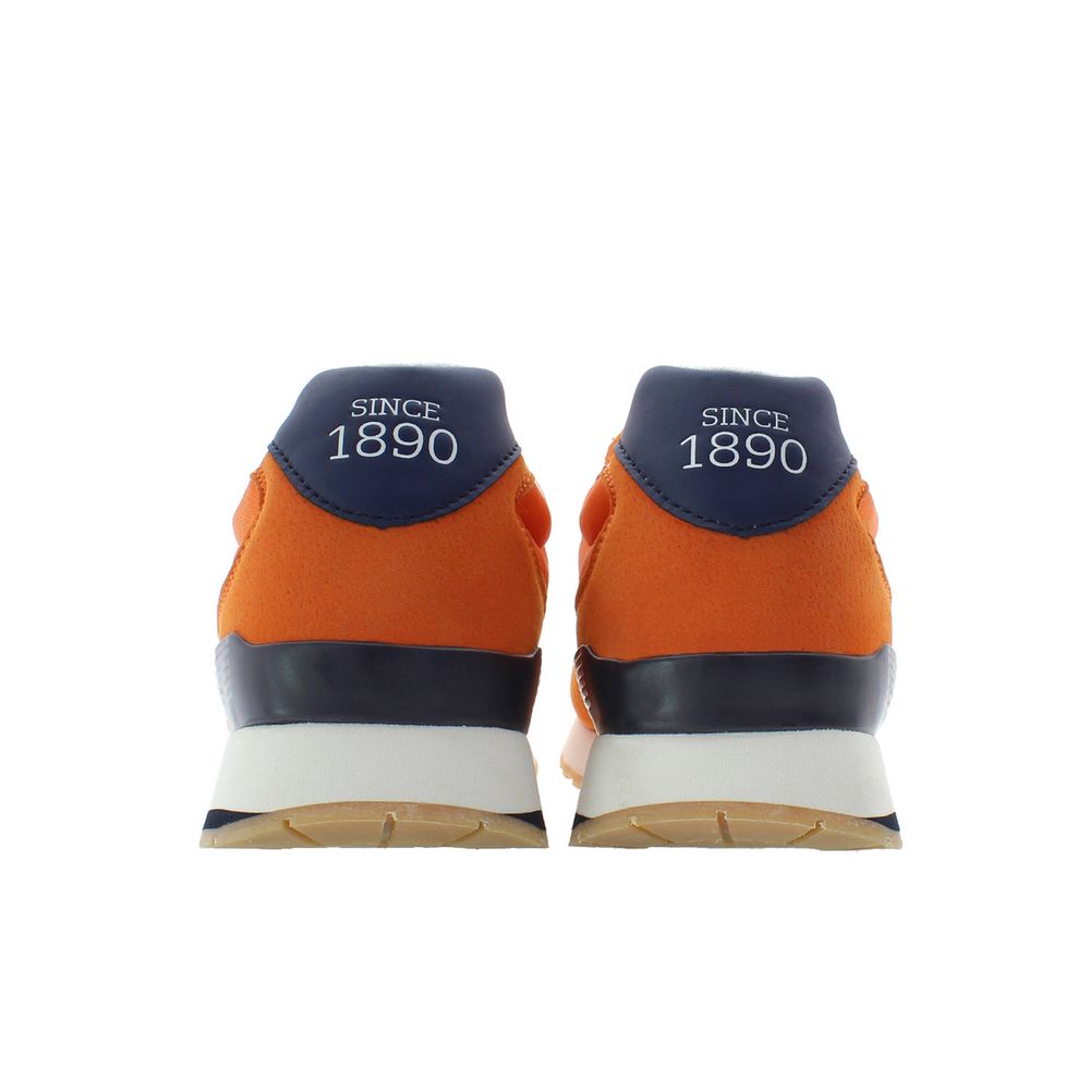Orange Polyester Sneaker