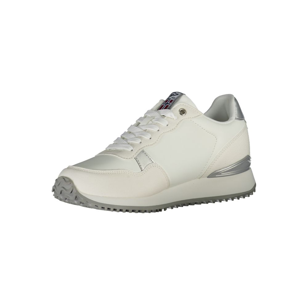 Bianco Polyurethane Women Sneaker