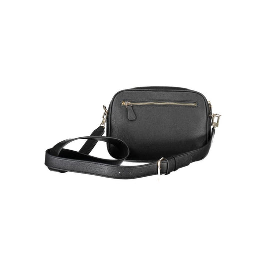 Black Polyethylene Shoulder Bag
