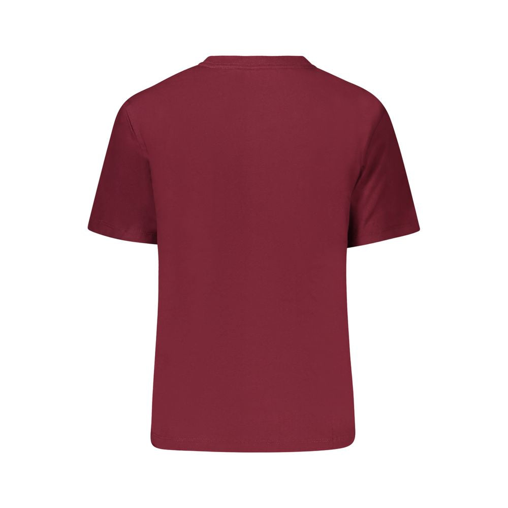 Red Cotton Tops & T-Shirt