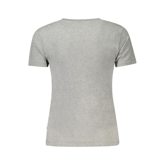 Gray Cotton Women Top