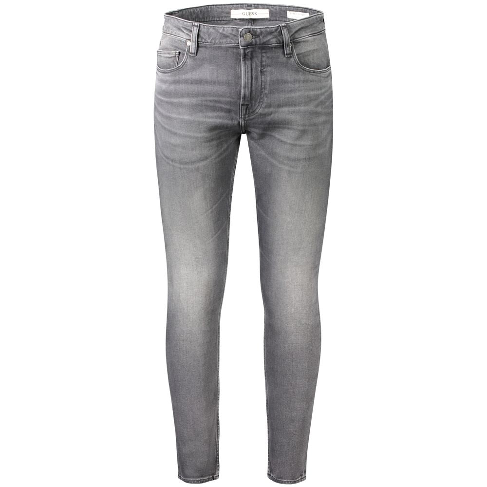 Gray Cotton Jeans & Pant