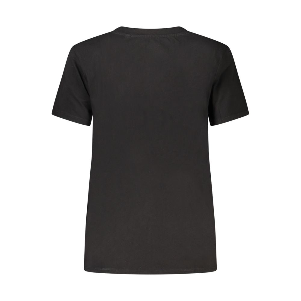 Black Cotton Tops & T-Shirt