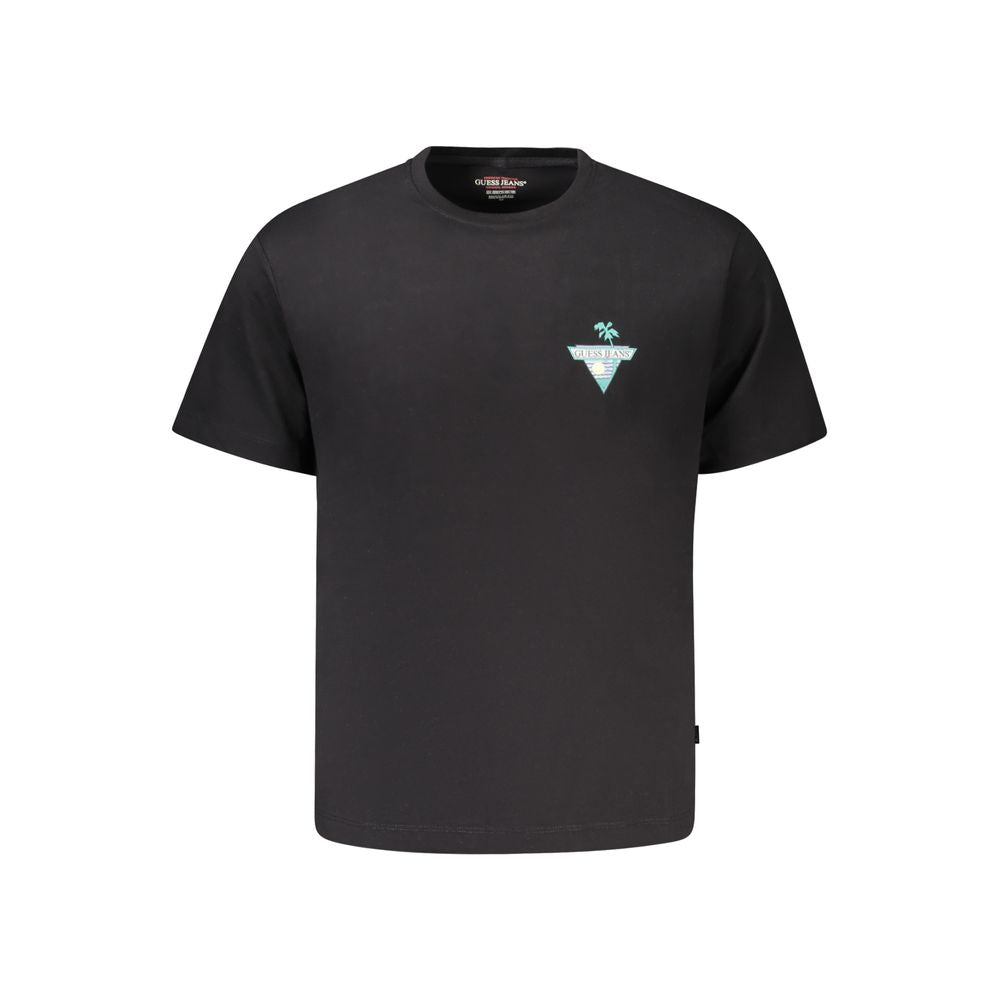 Black Cotton T-Shirt