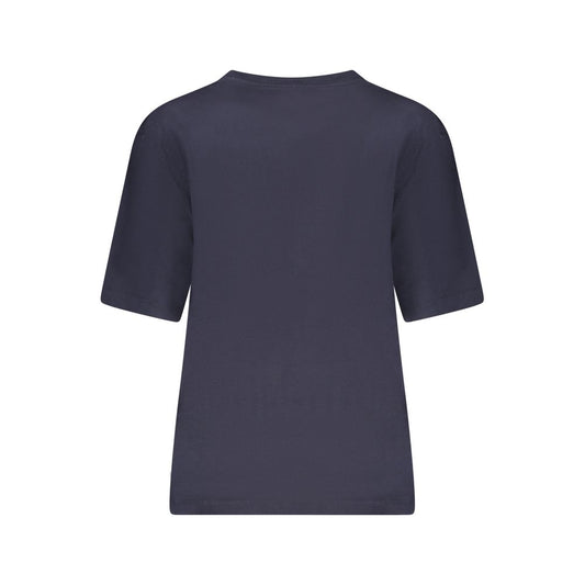 Blue Organic Cotton Women T-Shirt