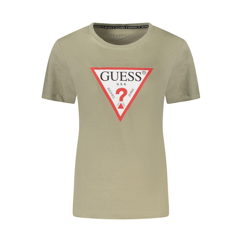 Green Cotton Tops & T-Shirt