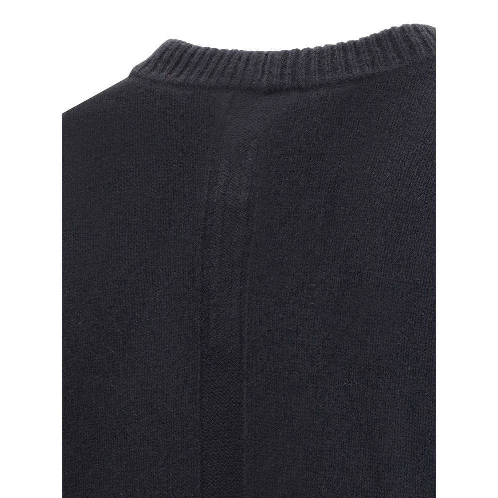 Exposed stitching Sweater