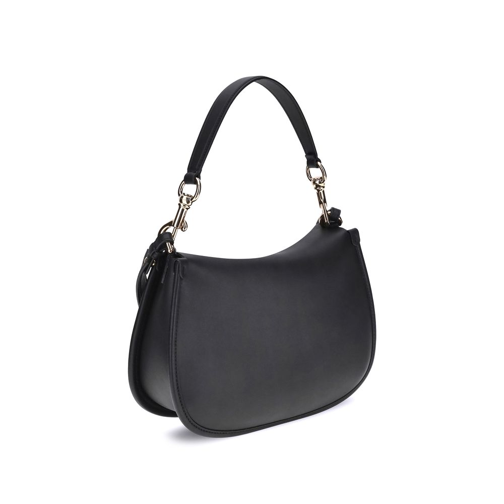 Black Calf Leather Bos Taurus Shoulder Bag
