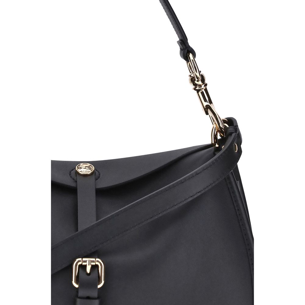 Black Calf Leather Bos Taurus Shoulder Bag