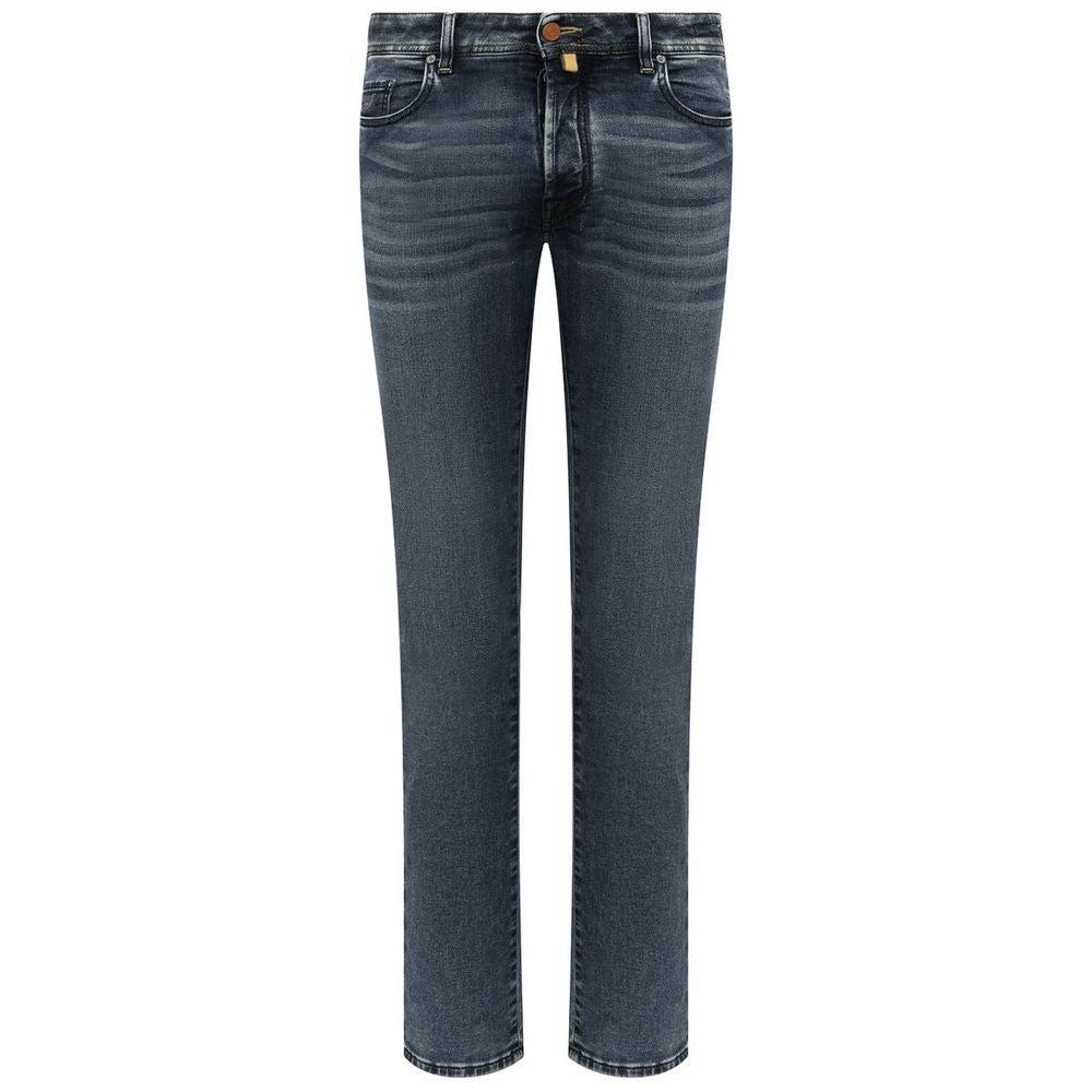 Blue Cotton Jeans & Pant