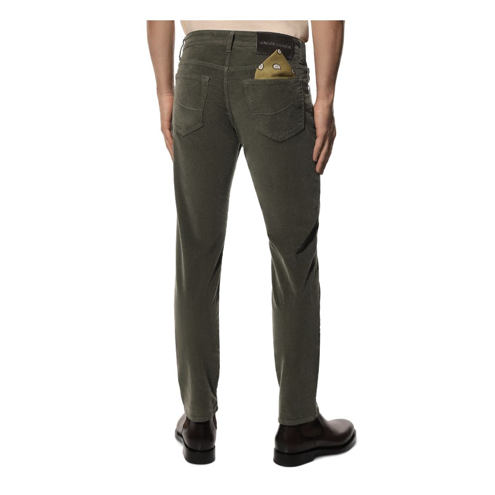 Gray Cotton Jeans & Pant