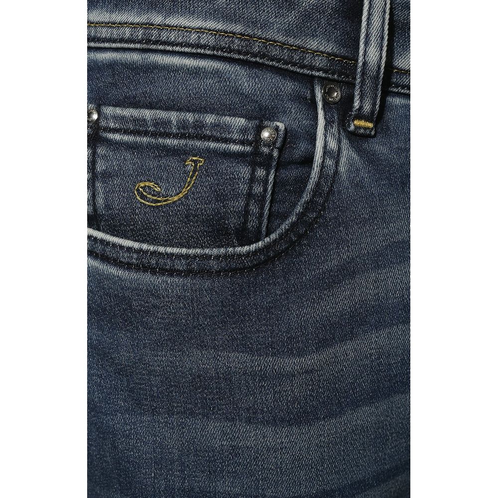 Blue Cotton Jeans & Pant
