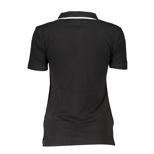 Black Cotton Polo Shirt