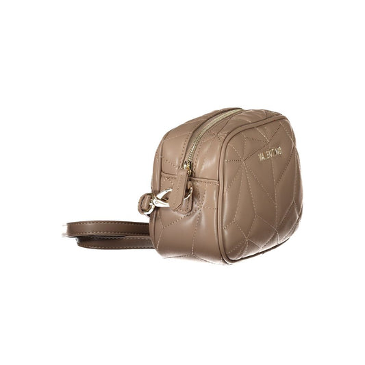 Brown Polyurethane Women's Bag