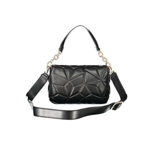 Black Polyethylene Women Handbag