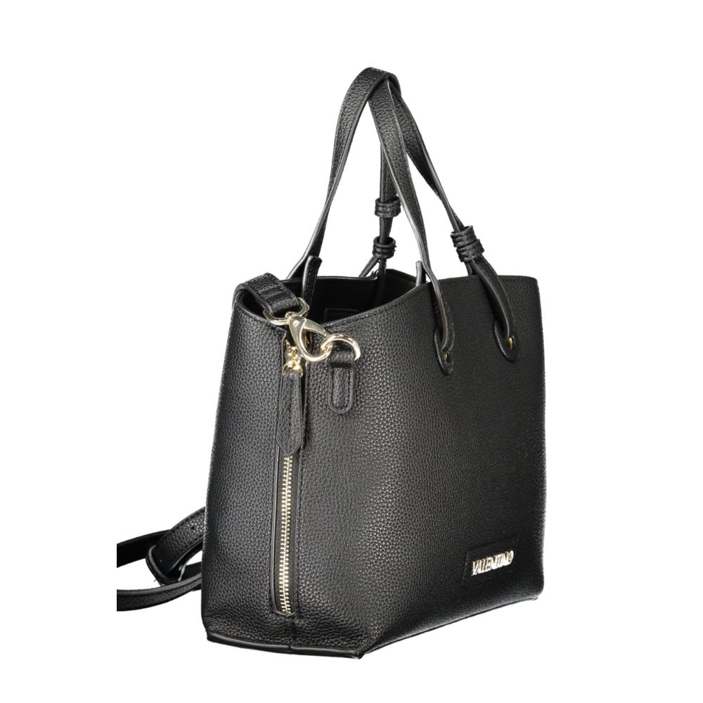 Nero Polyurethane Women Handbag