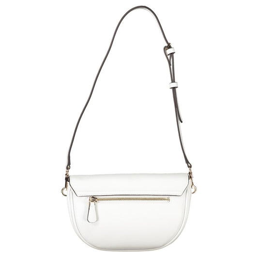 White Polyethylene Women Handbag