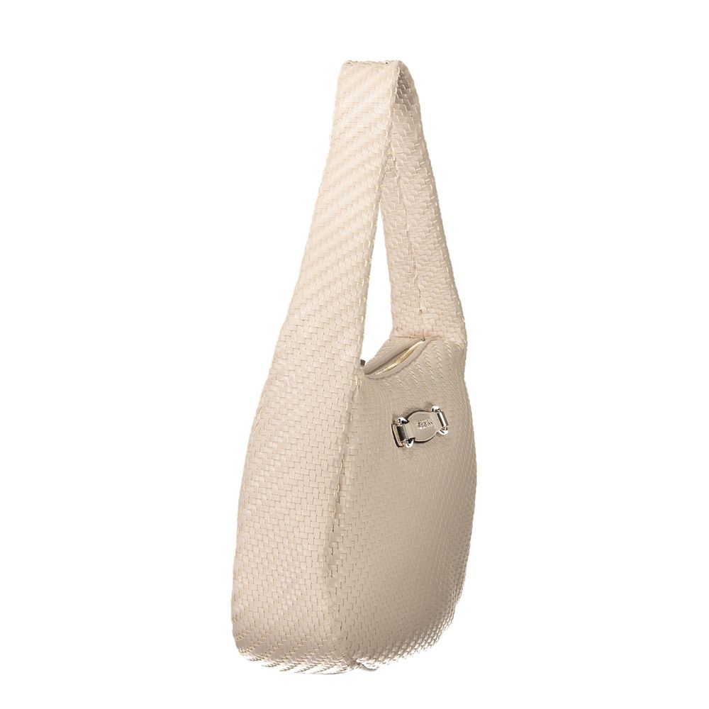 Pink Polyethylene Women Handbag