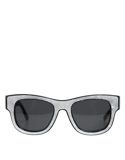 Pearl White Acetate Frame Domenico Shade Sunglasses