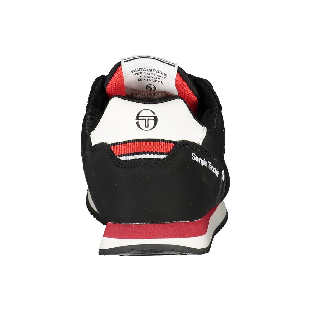 Black Polyester Sneaker