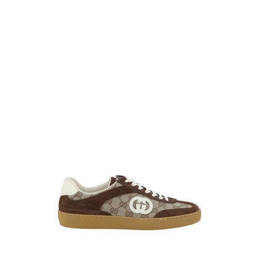 Brown Calf Leather Bos Taurus Low Top Sneakers