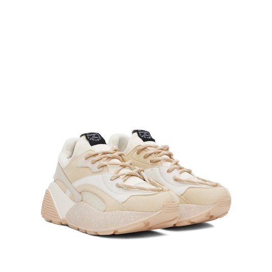 Yellow Vegan Leather Chunky Sneakers