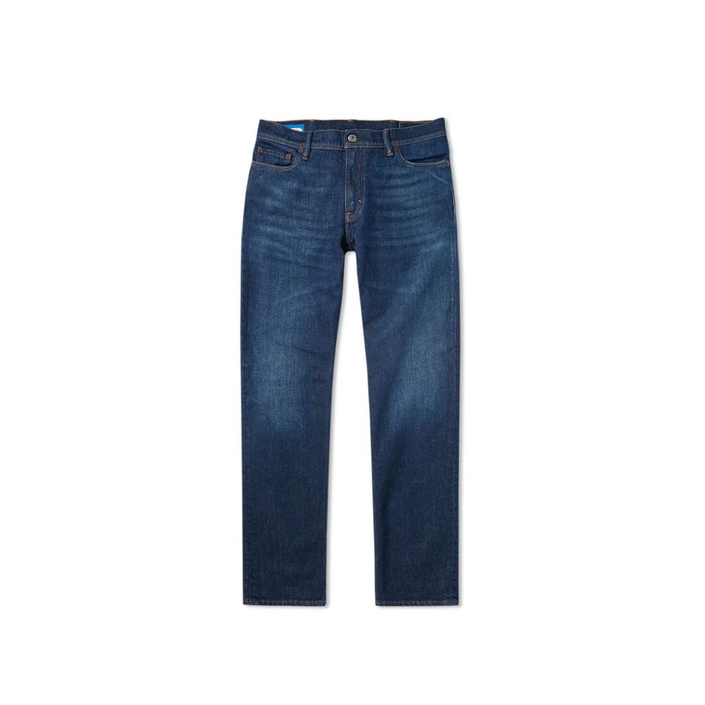 Blå Konst Cotton Denim Jeans