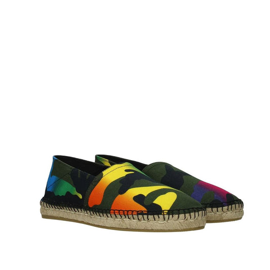 Green Canvas Espadrilles