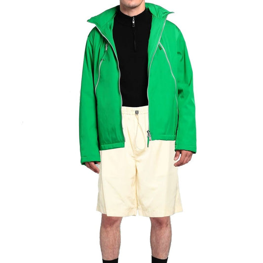 Yellow Polyamide Shorts