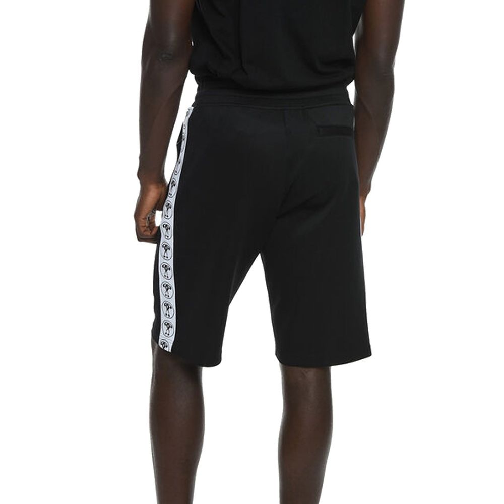 Black Elastane Shorts