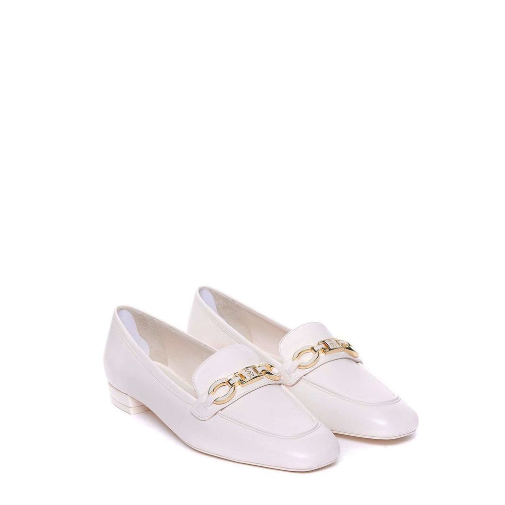 Signature Square Leather Loafers