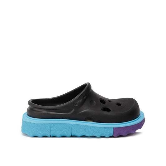 Black Rubber Slippers
