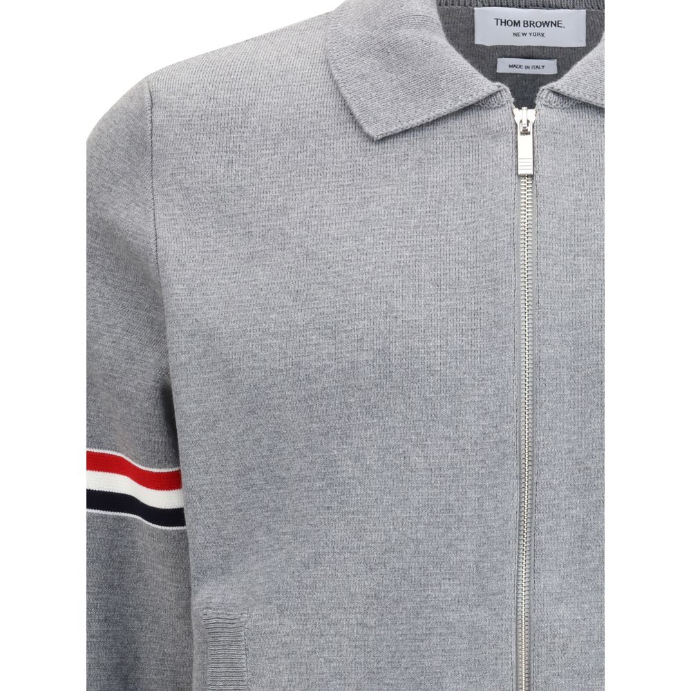 Gray Nylon Sweatshirt