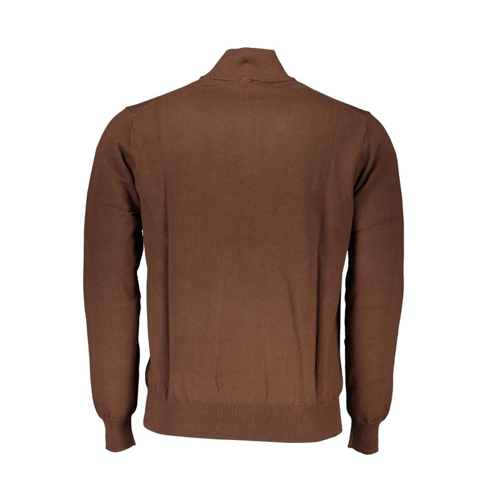 Marrone Cotton Men Sweater