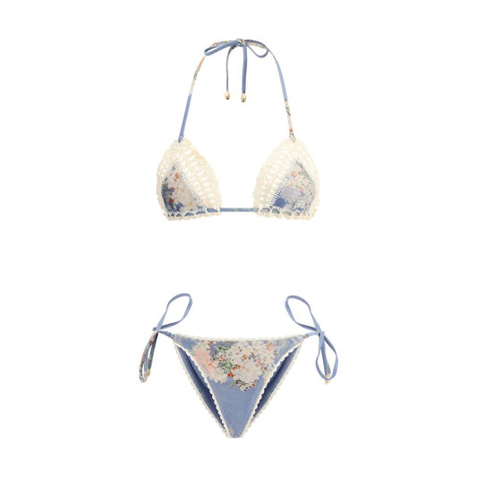 Light Blue Polyamide Bikini