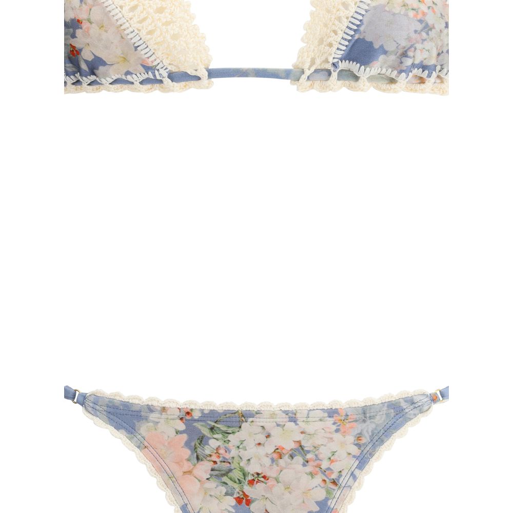 Light Blue Polyamide Bikini