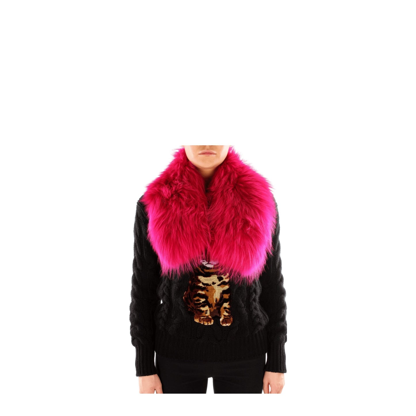 Pink Fur Foulards