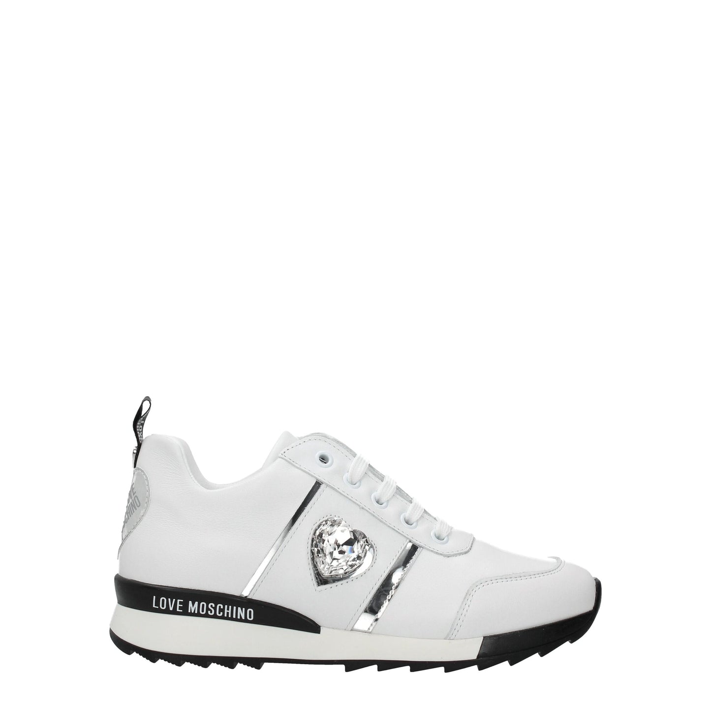 White Leather Low Tops