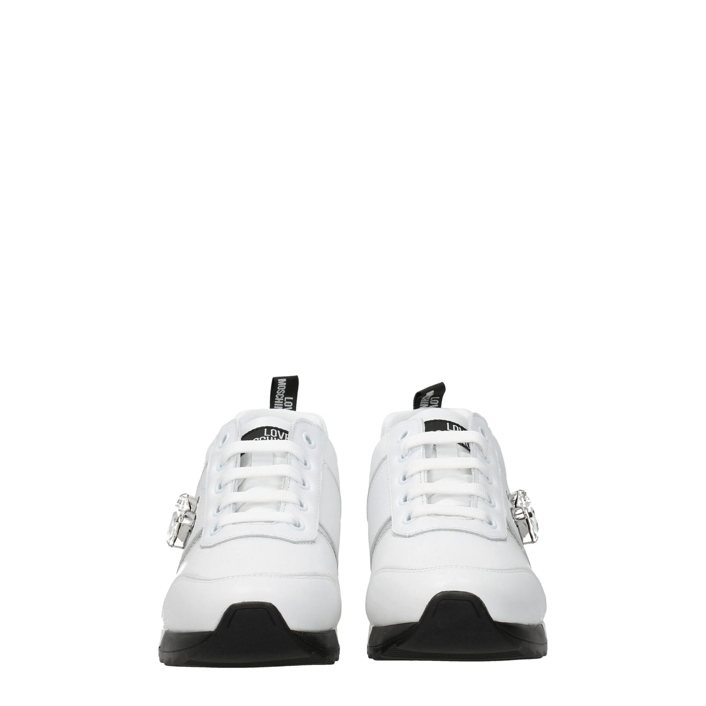 White Leather Low Tops