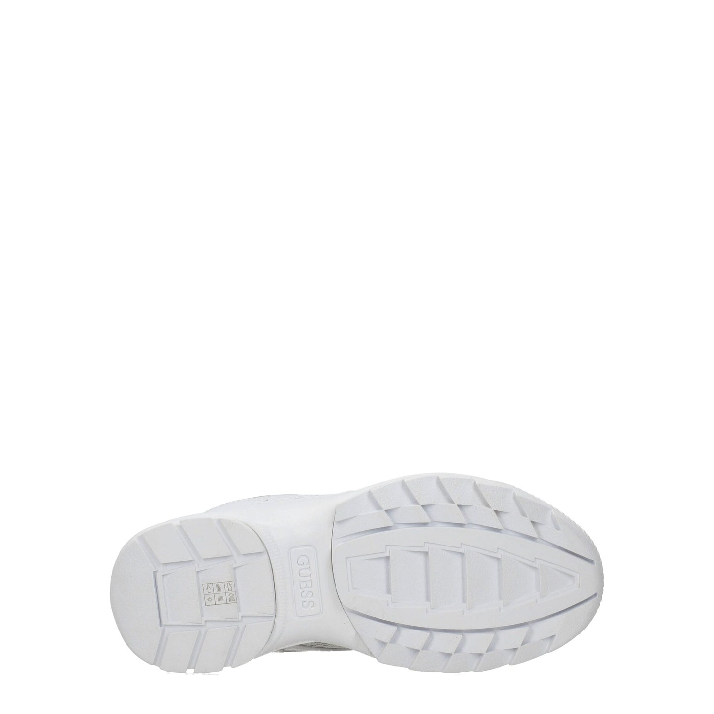 White Polyethylene Chunky Sneakers