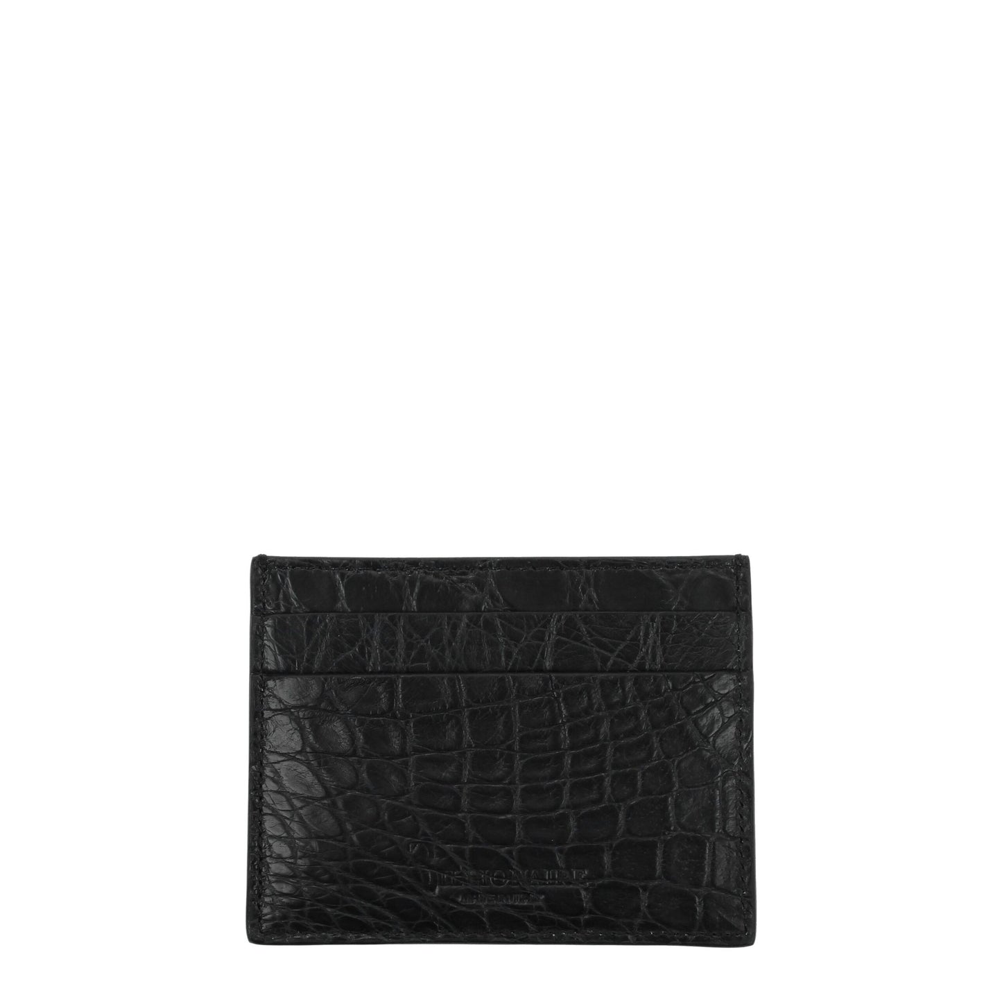Black Crocodile Cardholders