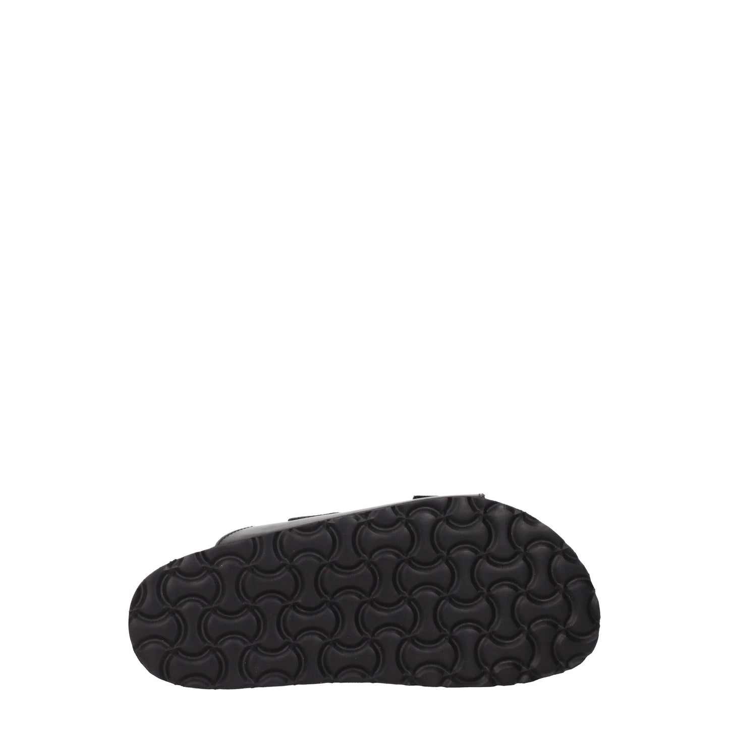 Black Leather Slippers Sandals