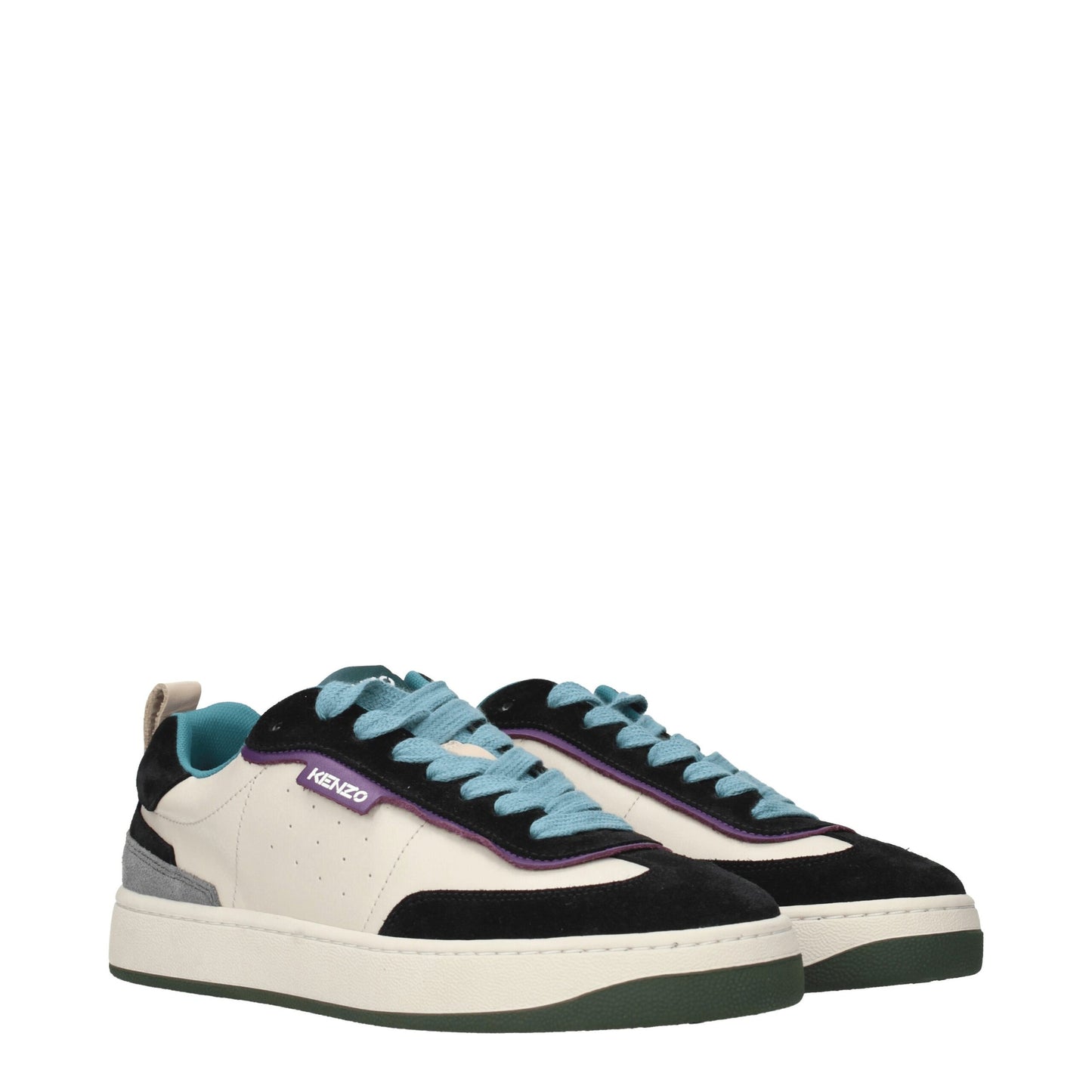 Multicolor Leather Low Tops