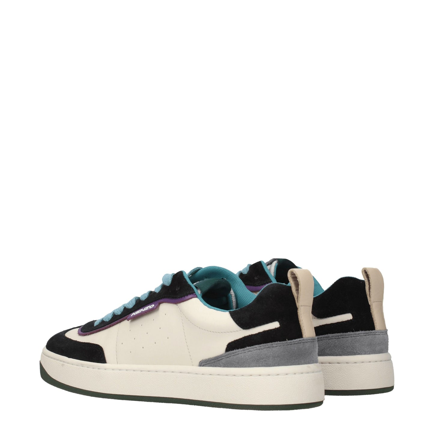 Multicolor Leather Low Tops