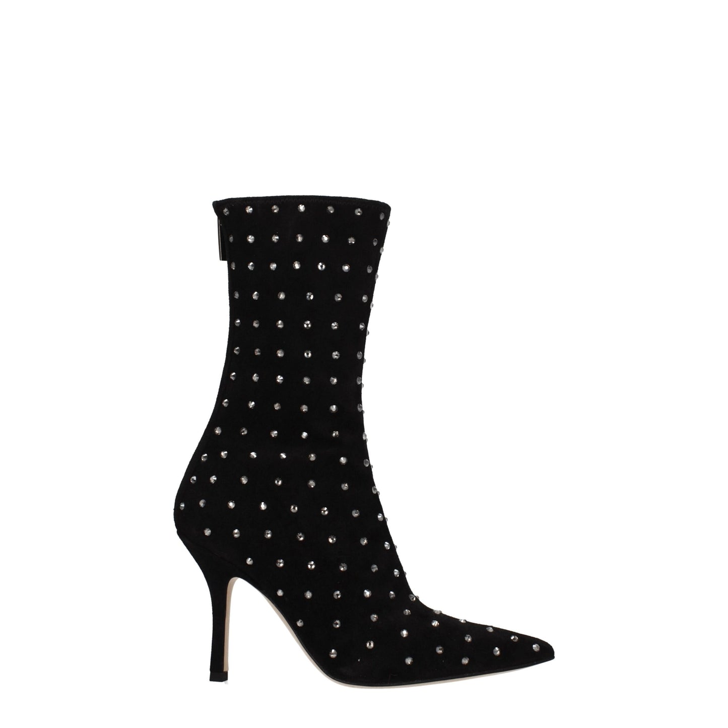 Black Leather Ankle Boots