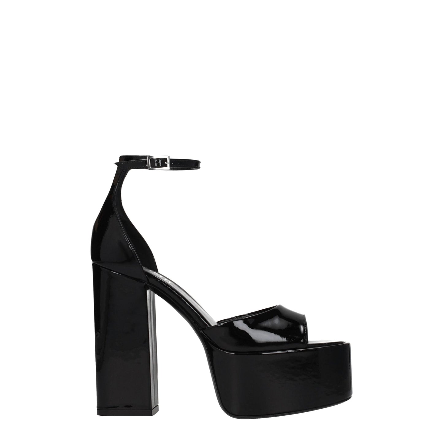 Black Leather Platforms