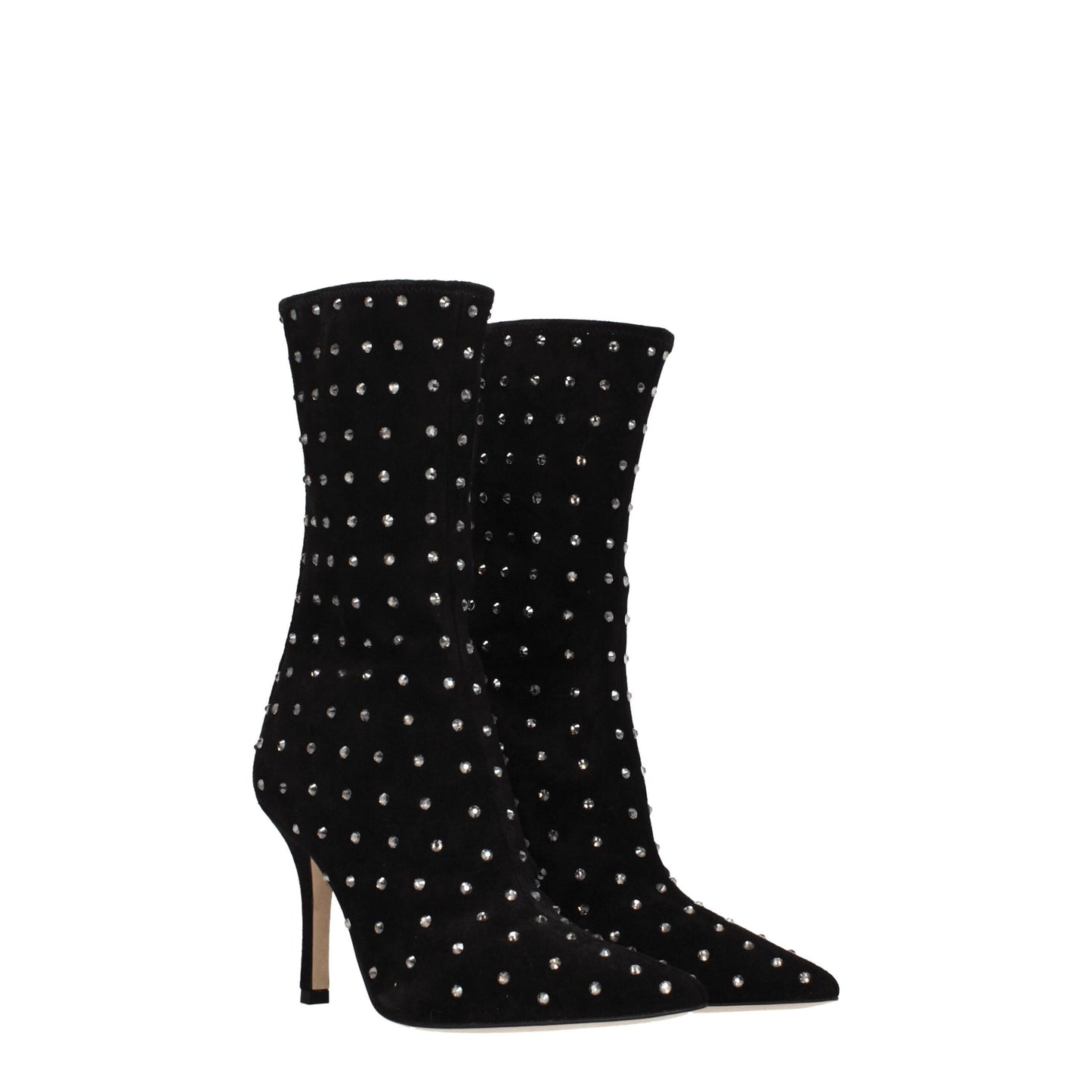 Black Leather Ankle Boots