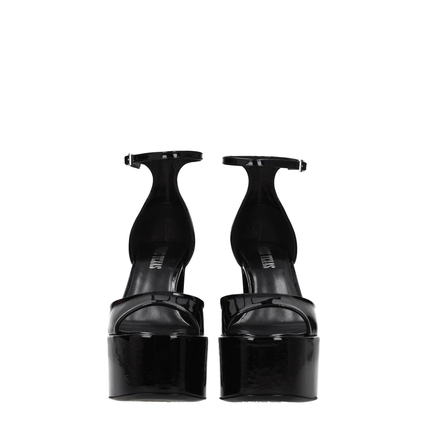 Black Leather Platforms